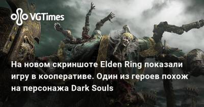 На новом скриншоте Elden Ring показали игру в кооперативе. Один из героев похож на персонажа Dark Souls - vgtimes.ru