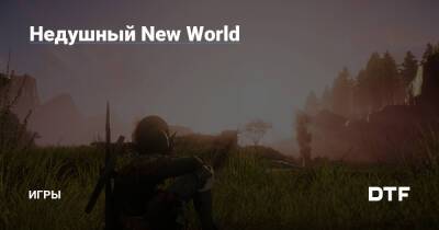 Недушный New World — Игры на DTF - dtf.ru