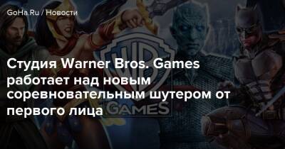 Студия Warner Bros. Games работает над новым соревновательным шутером от первого лица - goha.ru