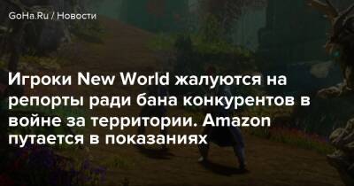 Игроки New World жалуются на репорты ради бана конкурентов в войне за территории. Amazon путается в показаниях - goha.ru