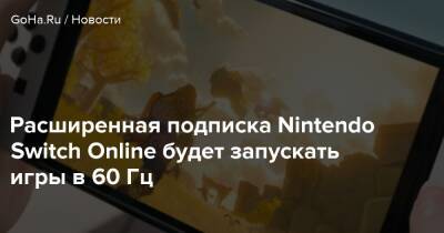 Расширенная подписка Nintendo Switch Online будет запускать игры в 60 Гц - goha.ru