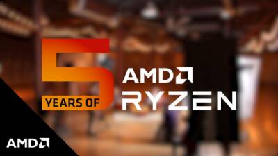 AMD празднует 5-летие Ryzen, путь к лидерству в области массовых процессоров и процессоров для энтузиастов - playground.ru