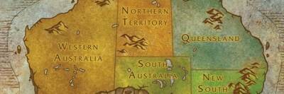 Художник изобразил карту Австралии в стиле Запределья из World of Warcraft - noob-club.ru - Австралия