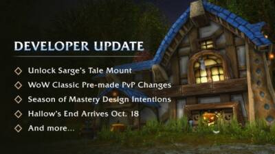 Новости от разработчиков World of Warcraft: неделя 14 октября - noob-club.ru