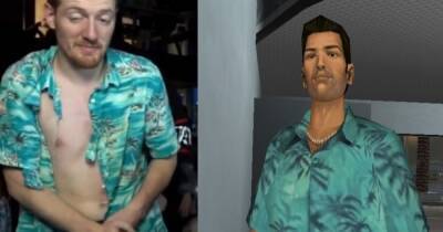 Томми Версетти - VJLink стримил в рубашке Томми Версетти из GTA: Vice City — сходство блогера и персонажа отметили зрители - cybersport.ru