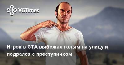Игрок в GTA выбежал голым на улицу и подрался с преступником - vgtimes.ru - Сша