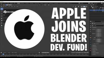 Apple присоединяется к Фонду развития Blender - playground.ru