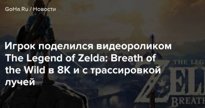 Игрок поделился видеороликом The Legend of Zelda: Breath of the Wild в 8K и с трассировкой лучей - goha.ru