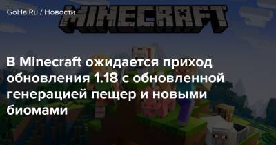 В Minecraft ожидается приход обновления 1.18 с обновленной генерацией пещер и новыми биомами - goha.ru