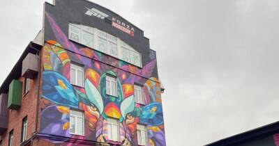 Х.Ранее - В Москве стену дома украсили огромным граффити в честь релиза Forza Horizon 5 - cybersport.ru - Москва - Мексика