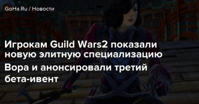 Игрокам Guild Wars2 показали новую элитную специализацию Вора и анонсировали третий бета-ивент - goha.ru