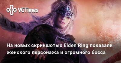 На новых скриншотых Elden Ring показали женского персонажа и огромного босса - vgtimes.ru