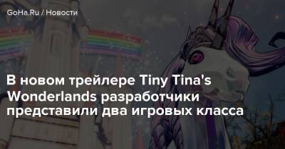 В новом трейлере Tiny Tina's Wonderlands разработчики представили два игровых класса - goha.ru