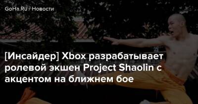 Джефф Инсайдер - [Инсайдер] Xbox разрабатывает ролевой экшен Project Shaolin с акцентом на ближнем бое - goha.ru