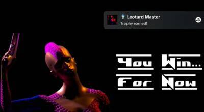 Стильный боевик Lady In A Leotard With A Gun с лёгкой «Платиной» доступен на PlayStation всего за 15 гривен без скидки - ps4.in.ua