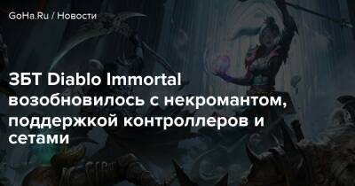 ЗБТ Diablo Immortal возобновилось с некромантом, поддержкой контроллеров и сетами - goha.ru - Китай - Австралия - Корея - Япония - Канада