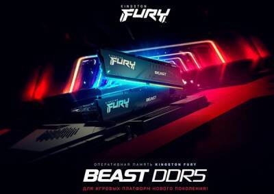 Kingston представила память FURY Beast DDR5-4800 и DDR5-5200 и назвала цены - playground.ru - Kingston