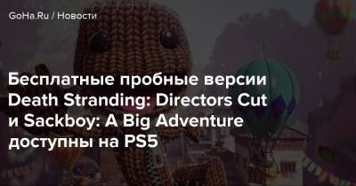 Бесплатные пробные версии Death Stranding: Directors Cut и Sackboy: A Big Adventure доступны на PS5 - goha.ru