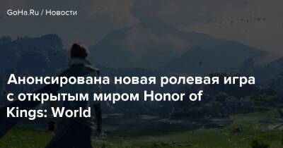Honor Of - Лю Цысинь - Анонсирована новая ролевая игра с открытым миром Honor of Kings: World - goha.ru - Китай