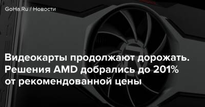 Видеокарты продолжают дорожать. Решения AMD добрались до 201% от рекомендованной цены - goha.ru - Германия - Австрия
