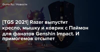 [TGS 2021] Razer выпустит кресло, мышку и коврик с Паймон для фанатов Genshin Impact. И примогемов отсыпет - goha.ru - Китай - Tokyo