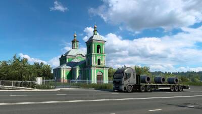 «Золотые купола душу мою радуют» — скриншоты с церквями из дополнения Heart of Russia для Euro Truck Simulator 2 - stopgame.ru - Россия