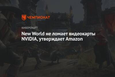 New World не ломает видеокарты NVIDIA, утверждает Amazon - championat.com