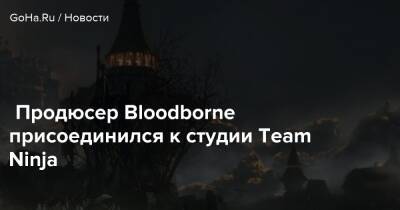 Team Ninja - Продюсер Bloodborne присоединился к студии Team Ninja - goha.ru - Япония - Tokyo
