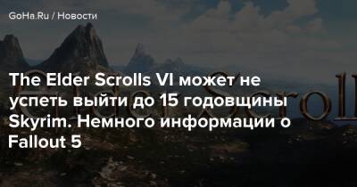 Тодд Говард - The Elder Scrolls VI может не успеть выйти до 15 годовщины Skyrim. Немного информации о Fallout 5 - goha.ru