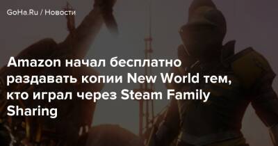 Amazon начал бесплатно раздавать копии New World тем, кто играл через Steam Family Sharing - goha.ru