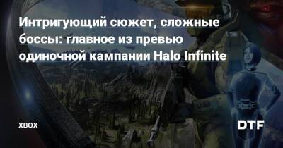 Интригующий сюжет, сложные боссы: главное из превью одиночной кампании Halo Infinite — Фанатское сообщество Xbox на DTF - dtf.ru
