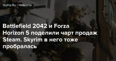 Тодд Говард - Battlefield 2042 и Forza Horizon 5 поделили чарт продаж Steam. Skyrim в него тоже пробралась - goha.ru