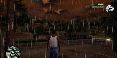 Фанатский мод поправил проблему сильного дождя в обновлённой GTA: San Andreas - igromania.ru