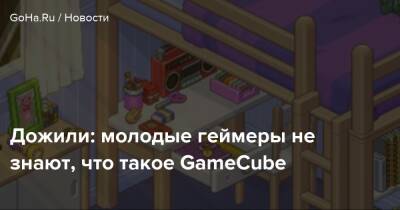 Дожили: молодые геймеры не знают, что такое GameCube - goha.ru