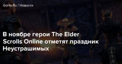 В ноябре герои The Elder Scrolls Online отметят праздник Неустрашимых - goha.ru