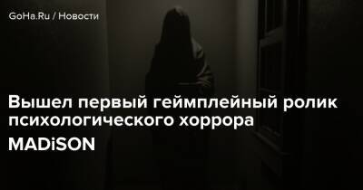 Вышел первый геймплейный ролик психологического хоррора MADiSON - goha.ru