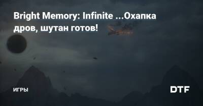 Bright Memory: Infinite ...Охапка дров, шутан готов! — Игры на DTF - dtf.ru