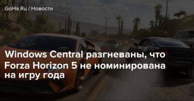 Джефф Кейль - Windows Central разгневаны, что Forza Horizon 5 не номинирована на игру года - goha.ru