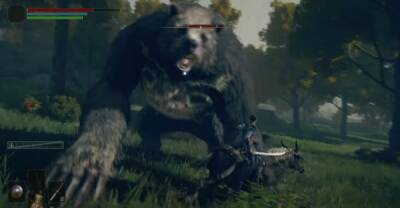 Игроки Elden Ring обнаружили ужасного медведя-монстра за пределами демоверсии - playground.ru