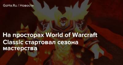 На просторах World of Warcraft Classic стартовал сезона мастерства - goha.ru