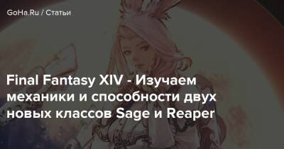 Kalypso Media - Final Fantasy XIV - Изучаем механики и способности двух новых классов Sage и Reaper - goha.ru