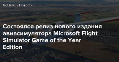 Состоялся релиз нового издания авиасимулятора Microsoft Flight Simulator Game of the Year Edition - goha.ru