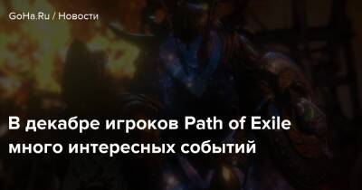В декабре игроков Path of Exile много интересных событий - goha.ru