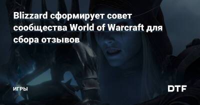 Blizzard сформирует совет сообщества World of Warcraft для сбора отзывов — Игры на DTF - dtf.ru