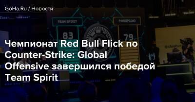 Чемпионат Red Bull Flick по Counter-Strike: Global Offensive завершился победой Team Spirit - goha.ru - Финляндия - Хельсинки