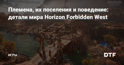 Племена, их поселения и поведение: детали мира Horizon Forbidden West — Игры на DTF - dtf.ru