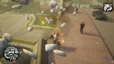 Баг в ремастере GTA San Andreas позволяет СиДжею разрушить часть моста - gametech.ru
