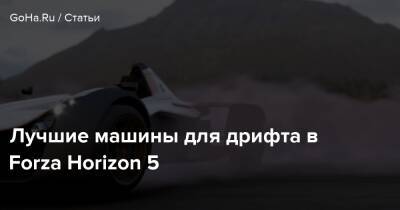 Лучшие машины для дрифта в Forza Horizon 5 - goha.ru