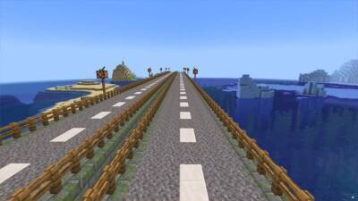 Большое строительство в Minecraft: игрок потратил 5 лет на строительство огромной автострады - games.24tv.ua