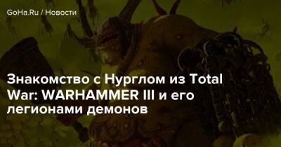 Знакомство с Нурглом из Total War: WARHAMMER III и его легионами демонов - goha.ru